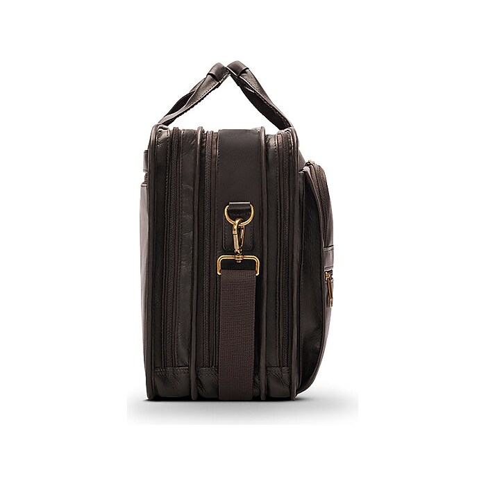 Solo New York Classic Leather Briefcase, Laptop Compatible