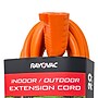 RAYOVAC 20' Indoor/Outdoor Extension Cord, 16 AWG, Orange (HM-EC-002-20)~#|#~9D307628-736A-424D-AFC04CF70E81ACE3_sc7