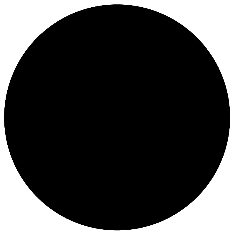 Decker Tape Round Inventory Labels, 1/2" Dia, Black, 1000/Roll (SL6091-BK) image 1