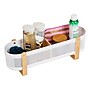 Mind Reader 2-Compartment Plastic Desk Organizer, White (DEBASK-WHT)~#|#~9D329EE8-E98B-4A73-BD6FDB4B63EDBBDD_sc7