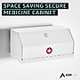 Viva Comfort Steel Secure Surface-Mount Medicine Medical Cabinet, 0.2 cu. ft., White, (ADI999-05-WHI-MK)~#|#~9D335B6E-F2D3-4044-AF55F2A730992577_sc7