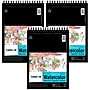 Canson Artist Series 9" x 12" Wire Bound Montval Watercolor Pad, 12 Sheets/Pad, 3/Bundle (MCXC100511058-3)~#|#~9D3B989D-11F9-4281-B5DB45F9C7229DED_sc7