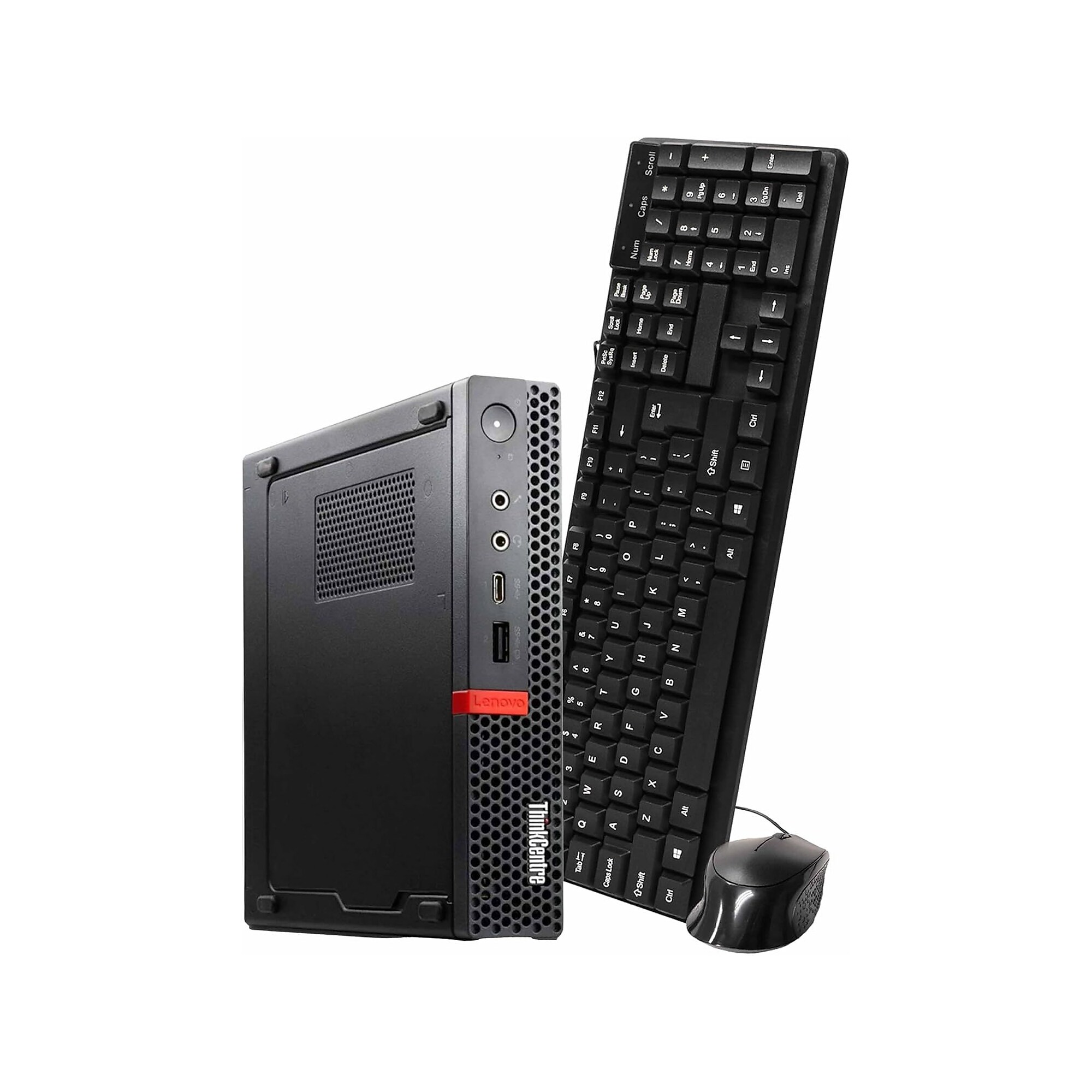 Lenovo ThinkCentre Refurbished Micro Desktop Computer, Intel Core i5-8400T, 8GB RAM, 250GB SSD, Windows 11 Pro, Keyboard + Mouse Sansujyuku sansujyuku.com