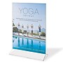 Staples Double-Sided Acrylic Vertical Sign Holder, 4" x 6", Clear (ST63184)~#|#~9D45FCB5-294E-488F-A855F1AD3718DF5E_sc7