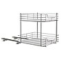 Household Essentials Brushed Steel & Plastic Two-Tier Pantry Organizer, Silver (HH25314-1)~#|#~9D49BEF5-1170-4BEF-B42F6680C6A00DE6_sc7