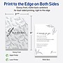 Avery Rectangle Single Rounded Corner Integrated Cards, Glossy White, 100/Pack (19479399105)~#|#~9D49CD84-F5A9-43C9-9F3F57BB708B5E2D_sc7