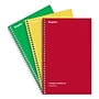 Staples 1-Subject Notebooks, 5" x 7.75", College Ruled, 80 Sheets, Assorted Colors, 3/Pack (ST11670C)~#|#~9D4B6460-BF3A-41AD-8B17E3ED32E16D11_sc7