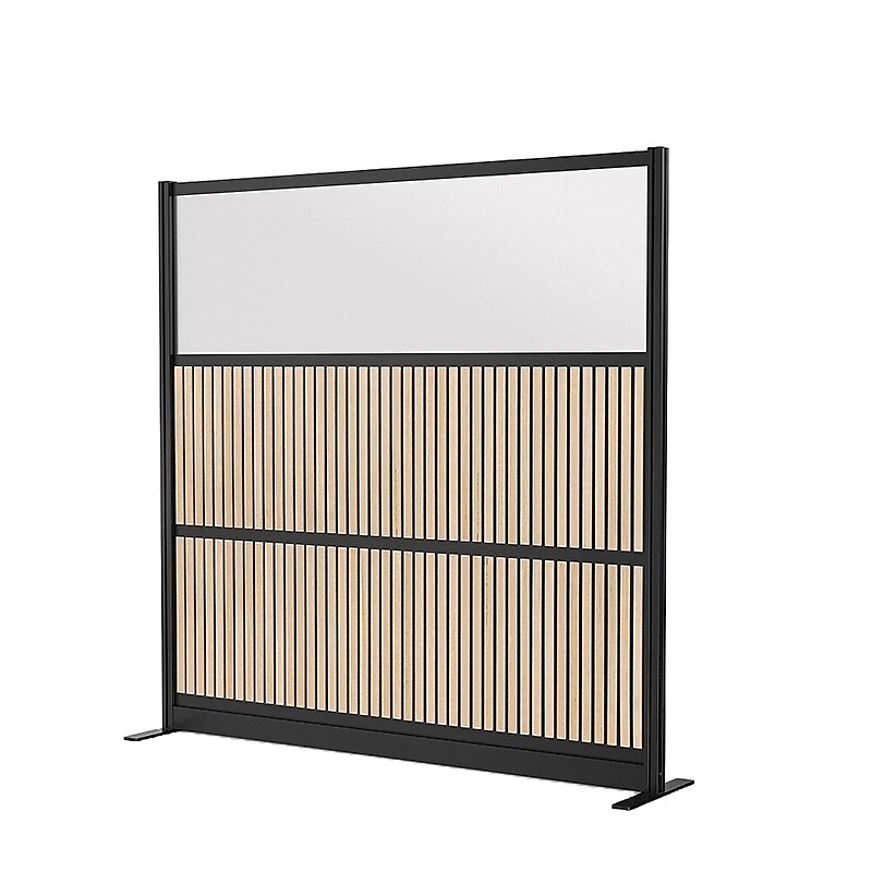 Luxor Grove Series Modular Wall Room Divider System, 70" x 70" (MW-7070-WAB) image 1