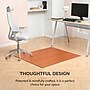 Anji Mountain Standard Bamboo Carpet & Hard Floor Chair Mat, 42" x 48", Walnut (AMB24050)~#|#~9D4BA6F7-4638-4605-90A1C94B6B6B6C5F_sc7