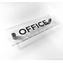 Cosco Office Indoor Sign, 3" x 9", Acrylic Clear (098526)~#|#~9D4BFF78-C553-4A92-967A690095ABA5F5_sc7
