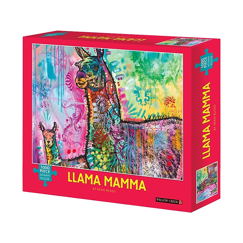 Willow Creek Llama Mama 1000-Piece Jigsaw Puzzle (48451) image 1