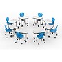 Luxor 29"W Height-Adjustable Trapezoid Student Desk with Drawer, White/Black (MBS-DESK)~#|#~9D4D2B84-ABDE-4555-9BD84F399E94A497_sc7