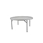 National Public Seating CMFIH Series 48" Round Fold-In-Half Folding Table, Grey (CMFIH48R)~#|#~9D515BD6-4453-4772-8BB5AE0E805F7006_sc7