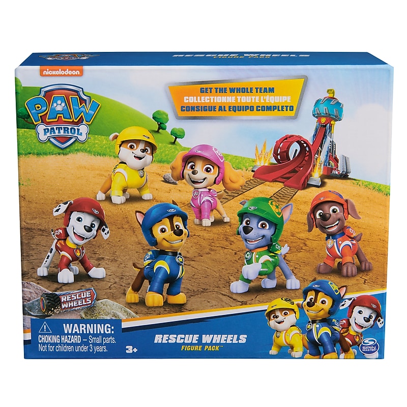 PAW Patrol: Rescue Wheels Toy Figures Pack, Assorted Colors (6071045) image 1