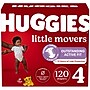 Huggies Little Movers Baby Diapers, Size 4, 120/Carton (53593)~#|#~9D53A9C3-EFDE-43A8-BD339E6C97AE4A67_sc7