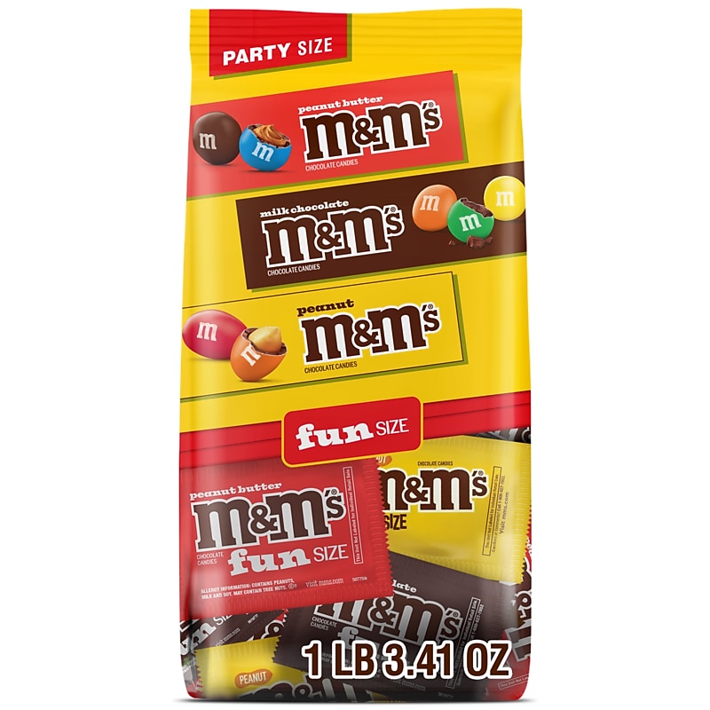 M&M'S Fun-Size Milk Chocolate Candy Variety Pack, 19.41 oz., 35 Pieces (460668) image 1