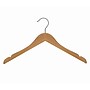 Nahanco 17" Wood Flat Top Hanger, Natural, 100/Carton (20017)~#|#~9D57BE82-7C89-42ED-979640728CB24AA3_sc7