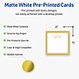 Avery Gold-Metallic Ornaments Matte Blank Card, White, 120/Pack (S00-FH8)~#|#~9D583BFB-8EF0-46AA-A48E31A45EDA8412_sc7