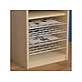 Flash Furniture Bright Beginnings 9-Section Art Drying Rack, 24.25"H x 14"W x 12.75"D, Natural Birch Plywood (MK-ME088031-GG)~#|#~9D583F42-5414-4A01-951D4B0970E5F314_sc7