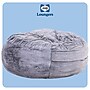 Sealy Bala Faux Fur Foam Bean Bag Chair, Grey (59939)~#|#~9D5911E6-A5D1-4EB6-8CE302FBF39F197E_sc7