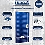 Triton Products LocBoard Pegboards with 30 pc. LocHook Assortment and Hanging Bin System (LB18-BKit)~#|#~9D5F10F8-7200-4304-9CBF9CA5737312CF_sc7