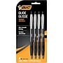 BIC Glide Retractable Ballpoint Pen, Medium Point, 1.0mm, Black Ink, 4/Pack (13938)~#|#~9D60D779-0A51-42FF-92B6E18D845AE8DC_sc7