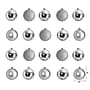 Nearly Natural Holiday Christmas Silver Shatterproof Ornament Set, 3", 20/Set (D1056-SV)~#|#~9D6566C7-18D5-4B3F-BAE9EB793D1AADE0_sc7