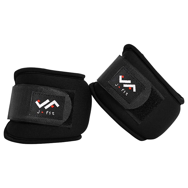 Jfit 2lb. Adjustable Wrist Weight, Black, Pair, Small/Medium (J-WW2SM/MD) image 1