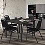 Regency Kee Square Laminate Breakroom Table, 48"D x 48"W, Ash Grey/Black (TB4848AGBPBK)~#|#~9D704EB4-EE06-4371-A20ECF4C8E862F48_sc7