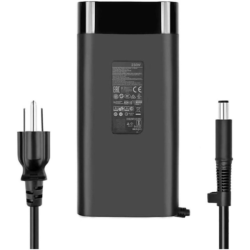 HP ZBook 230W AC Power Adapter and Charger for HP ZBook 15/17 Series Laptops, Black (925141-850-BTI) image 1
