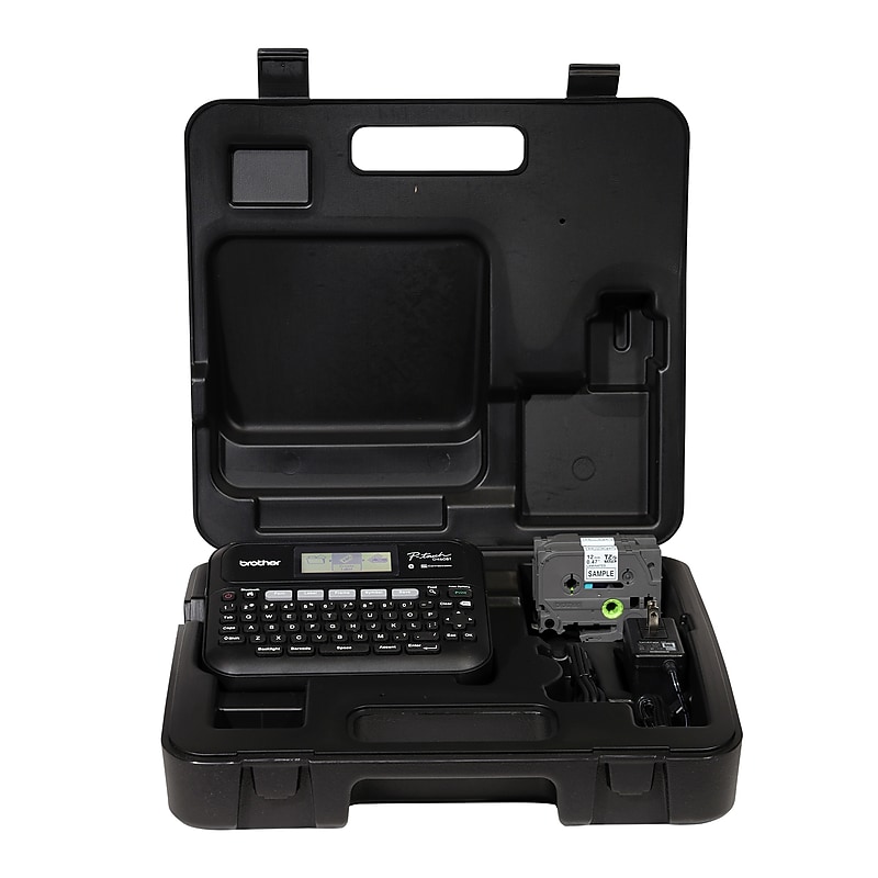 Brother P-Touch Desktop Thermal Label Maker, Black (PTD460BTVP) image 1