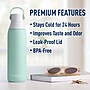 Brita Stainless Steel Filtered Water Bottle, 20 oz., Glacier (36448)~#|#~9D84A087-0BA9-46DF-819C0F4AD2C7C45A_sc7