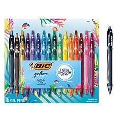CHIECO All in one Gel 2本セット BIC Gel-ocity Quick Dry Retractable Gel Pens, Medium Point, 0.7mm