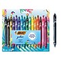 BIC Gel-ocity Quick Dry Retractable Gel Pens, Medium Point, 0.7mm, Assorted Inks, 16/Pack (RGLCGA16-AST)~#|#~9D89528E-59A9-4433-AE5E1F668BF37599_sc7