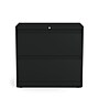 Staples Heavy Duty 2 Drawer Lateral File Cabinet, Letter & Legal Size Documents, 30" W x 18.62" D x 28" H, Black~#|#~9D90C907-45F9-42E3-B87149917CBC781C_sc7