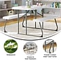 Flash Furniture Paige Rectangular Folding Kids Picnic Table and Benches, 32.625" x  37.5", White (RBEBB2432FD2WH)~#|#~9D929086-7B00-428A-ABCA582CF96E4F58_sc7