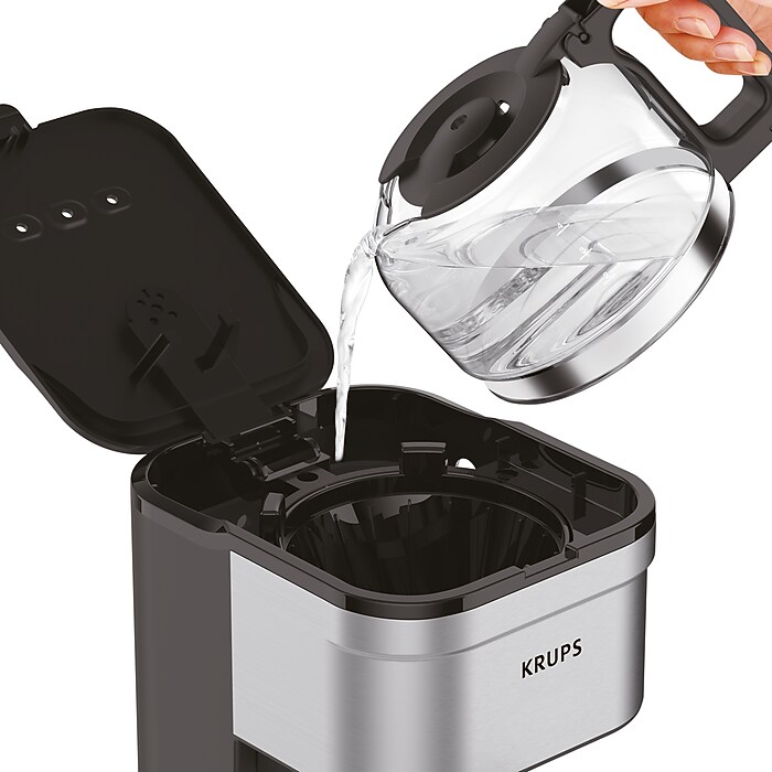 Krups Simply Brew 5-Cups Automatic Drip Coffee Maker, Stainless