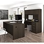 Bestar Embassy 66W U-Shaped Executive Desk Bundle, Dark Chocolate (60857-79)~#|#~9D9570D7-1105-48E5-A477D09235B883EA_sc7