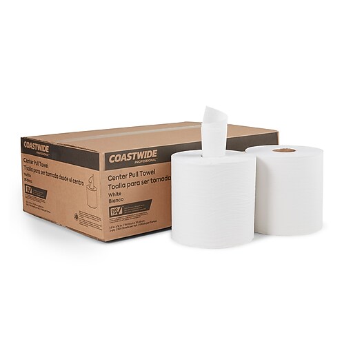 漢pow　2袋 Coastwide Professional™ Recycled Centerpull Paper Towels, 2-ply