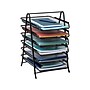 Mind Reader 6-Tier Stackable Paper Desk Tray Organizer, Metal, Black (6TPAPER-BLK)~#|#~9D9F50ED-CE1A-4629-A8FCB470E04693E9_sc7