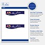 Avery Silver-Snowflakes Matte Blank Card, White, 20/Pack (S00-FK2)~#|#~9DA131C9-2307-493F-85CF5BC2FE5386C9_sc7
