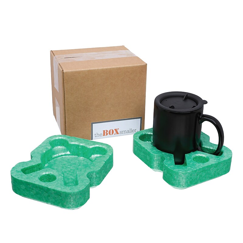 6" x 6" x 5" Mug 15oz. Shipping Box, 200# Mullen Rated, Kraft (E04800-15) image 1