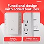 Staples TECH 6-Outlet 3-USB Port Surge Protector, 1200 Joules, White (ST62778)~#|#~9DA5D91A-F021-473E-A5630697021D88C1_sc7