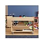 Flash Furniture Bright Beginnings Mobile 5-Section Storage Cart, 24.5"H x 31"W x 16"D, Natural Birch Plywood (MK-KE24145-GG)~#|#~9DAA41F8-D80F-4381-A02AD16A785667F5_sc7