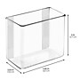 iDESIGN Adhesive Organizers, Clear, 4/Set (27817M4)~#|#~9DAA6D21-E94E-4354-9E77BD786C4CCC77_sc7