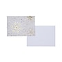 DesignWorks Ink Glitter Snowflake Holiday Cards, 5 x 7, Assorted Colors (THC57D-100ST)~#|#~9DAAF838-048D-48E1-891FBADA6C7740D3_sc7
