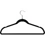 Honey-Can-Do Metal Slim-Profile Nonslip Velvet Hanger, Black, 35/Pack (HNG-08656)~#|#~9DAE3056-4625-470F-B04840162EE9E5A8_sc7