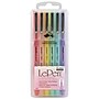 Marvy Uchida LePen Felt Pen, Micro Fine Point, 0.3mm, Assorted Pastel Inks, 6 Pens/Pack, 2 Packs/Bundle (UCH43006P-2)~#|#~9DB0CB72-A49D-4652-934E00B69410593A_sc7