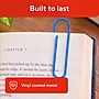 Staples Jumbo Paper Clips, 1.75", Assorted Colors, 500 Pack – Large Clips for Thick Papers & Color‑Coded Organization~#|#~9DB34B96-CCA2-4857-900DA5EEEA9EB605_sc7