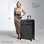 InUSA Resilience 33.6" Hardside Suitcase, 4-Wheeled Spinner, TSA Checkpoint Friendly, Coal (IURES00XL-COA)~#|#~9DB4F26D-6A27-4B80-91E678631A4E882A_sc7